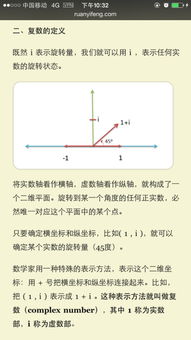 数学虚数1 i为什么是45度呢 