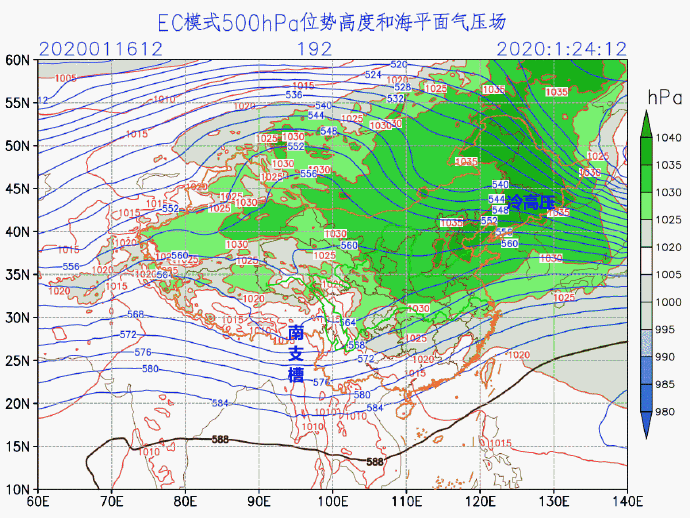 2020年春节除夕天气预报 东北华北晴冷 南方多阴雨