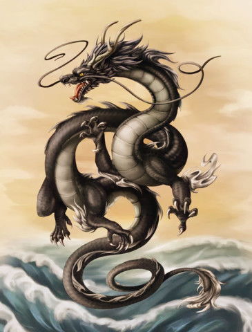 中国神话 应龙是所有龙的祖先,但是如果遇到它,就得赶紧叫爸爸 