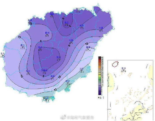 海南解除寒冷三级预警,气温将回升 还有两股冷空气在路上