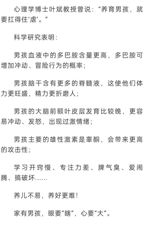 养娃8年,我发现了养男孩的秘诀 眼要 瞎 ,心要 大