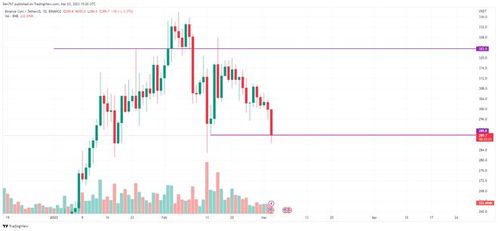  bnb币价格行情走势分析最新,价格走势分析。 区块链