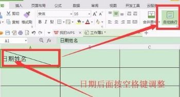 wps斜线表头怎么打字 