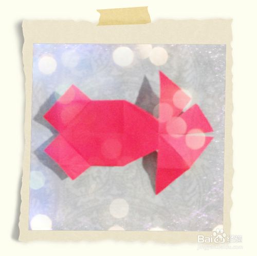 手工折纸 金鱼的简单折法 