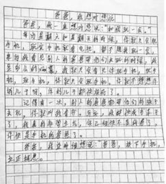 爸爸我想对你说800字初中作文