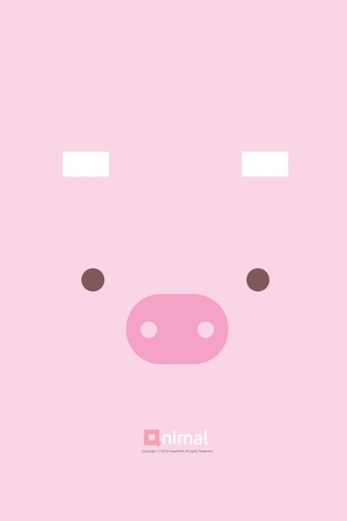 猪猪 iPhone壁纸‐手机壁纸‐可爱‐卡通‐ 堆糖,美好生活研究所 