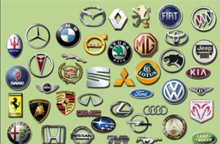 主流汽车品牌标志：豪华、性能、科技的