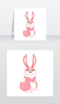 EPS兔子卡 EPS格式兔子卡素材图片 EPS兔子卡设计模板 我图网 
