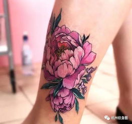 Tattoo 纹身素材 牡丹 