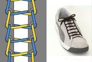 鞋带打结的多种方法 