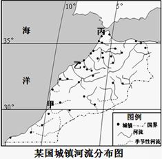 读图回答问题 写出气候类型的名称 A .D . 2 A地气候类型对应图2中的 图.B地对应的是图2中的 图.A地气候类型的气候特点 .其分布在南北纬30 40 间大陆 