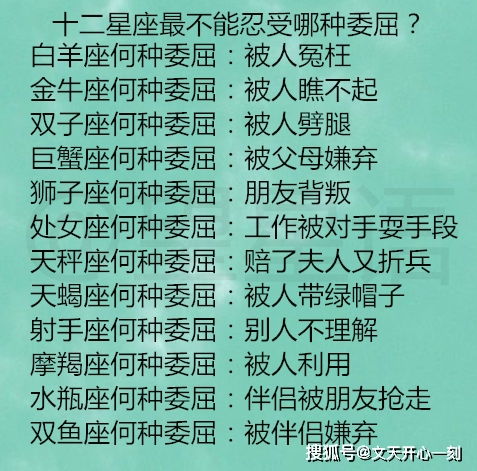 十二星座最不能忍受哪种委屈 12星座男最放不下的星座女