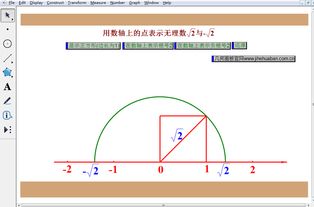 几何画板中如何构造无理数