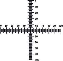 C7型0.1坐标形目镜尺10 