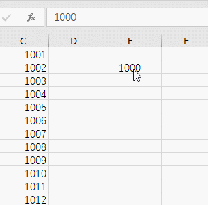 Excel, 如果数字是1001, 1002 1100 用什麽公式可以把原先的更改为2001,2002 21 