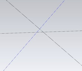 solidworks 三条线交叉于一点 