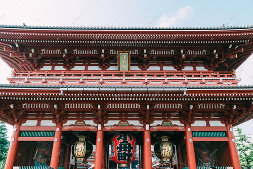 日本东京浅草寺古典建筑和式摄影图高清摄影大图 千库网 