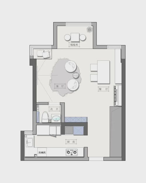 若家里人不多,建议做 去客厅化 设计,入住后才知道有多爽