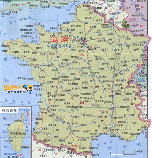 法国旅游地图,法国旅游地图：探索法兰西的无限魅力