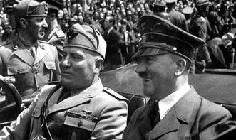 墨索里尼和希特勒