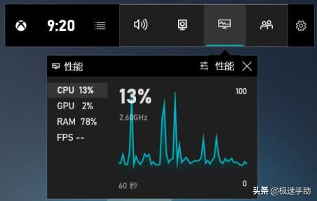 win10如何显示内存占用率