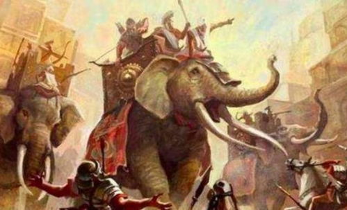 战象：揭秘古代战争中的巨兽传奇