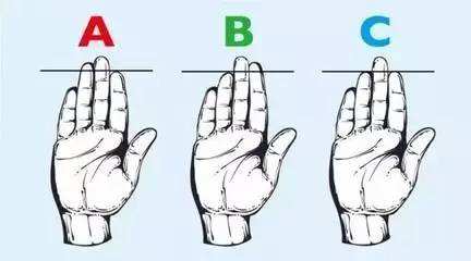 从手指的长度就能知道性格,准到哪种程度 一起来试下吧 工作 