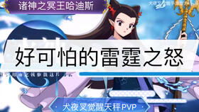 诸神之冥王哈迪斯 犬夜叉觉醒天秤PVP之桔梗的疯狂