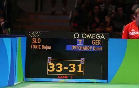 33 31 乒乓球奥运历史上单局最高比分