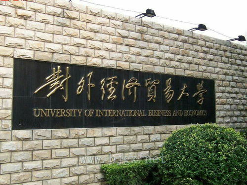 对外经济贸易大学有哪些学院