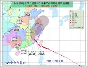 台风尼伯特最新消息 2016年第1号台风路径实时更新 图