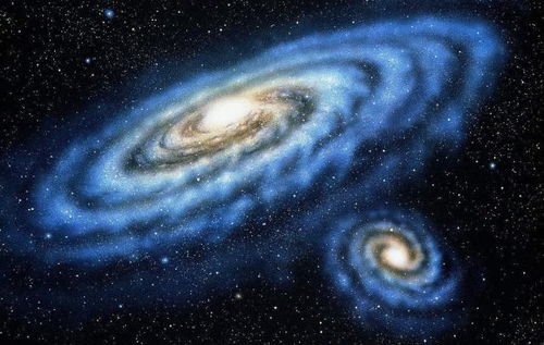 哈勃望远镜拍摄到,两个星系或将合并,仿佛看到了银河系的未来