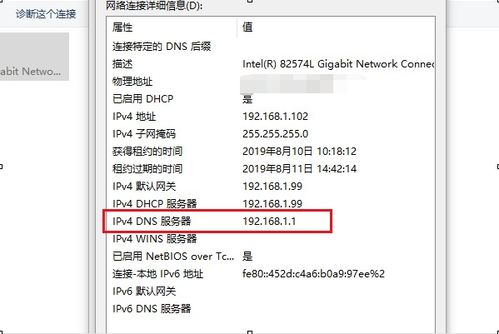 网络连接上的 DNS 是什么意思 