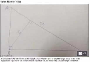 微软面试题求直角三角形面积 图片欣赏中心 急不急图文 Jpjww Com