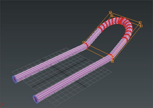 在3dmax里怎么将下面的物体进行旋转 