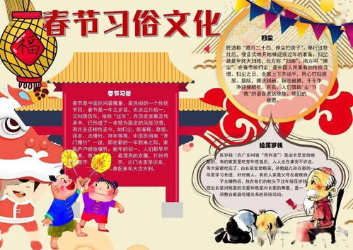 2022虎年春节手抄报精选 1 6年级春节习作范文,请为孩子收藏