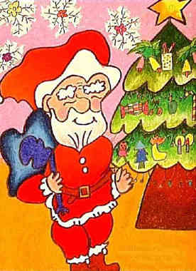 圣诞树圣诞老人怎么画,使电脑绘画，画一个圣诞老人，怎么画