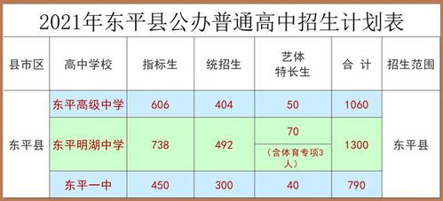 2021年东平中考志愿填报技巧 指标生看名次,统招生看分数