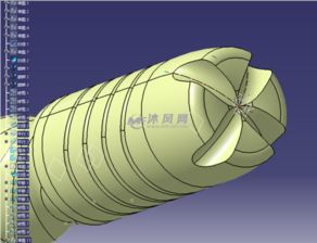 螺旋曲面的水瓶模型