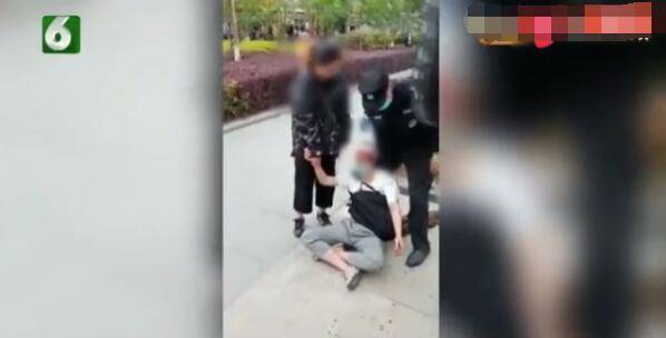 男子与妻子吵架被其砸破脑袋大哭 要给妈妈打电话