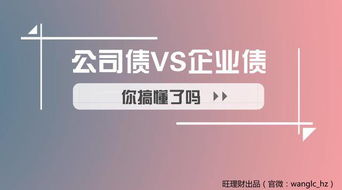 公司债与企业债有什么区别？