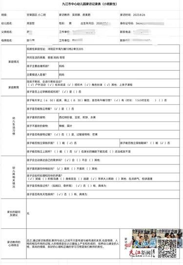 免费家访记录表范文图片-家访记录表怎么写？