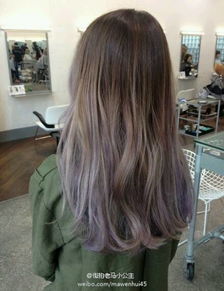 这个淡紫色的头发怎样染出来 求专业人士 