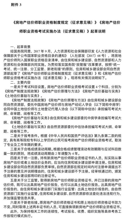 转发住房和城乡建设部办公厅 自然资源部办公厅 关于征求 房地产估价师职业资格制度规定及考试实施办法 征求意见稿 意见的通知