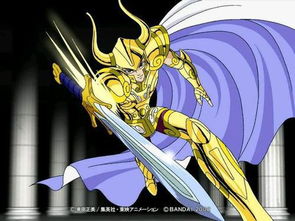 圣斗士星矢 天枰座圣衣12件黄金兵器与12位黄金圣斗士搭配