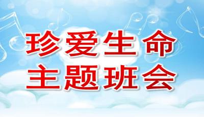 珍爱生命主题班会ppt课件免费下载 珍爱生命主题班会ppt下载 