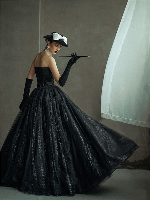 黑色婚纱代表什么寓意,黑色婚纱:寓意和象征