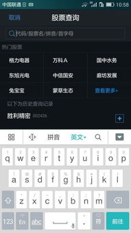 股票查询为什么没有中文输入法