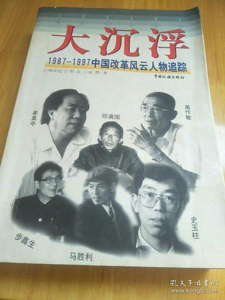 大沉浮 1987 1997中国改革风云人物追踪