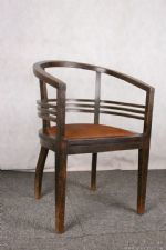 圈椅 褐色坐面 老上海家具